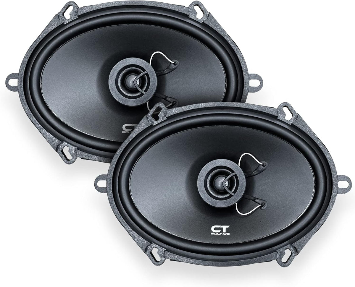 5x7 Inch Coaxial Car Speakers, 160 Watts Max, Pair M26768