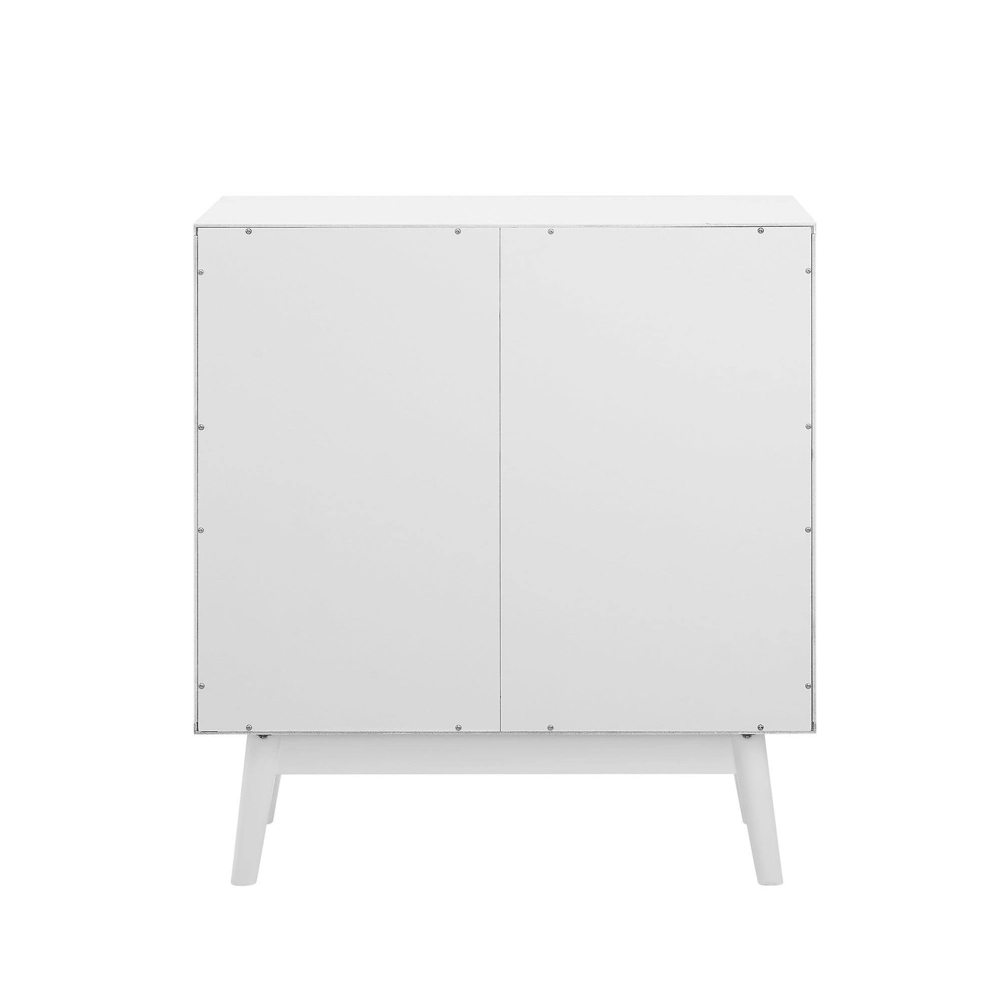 White Mid-Century Accent Cabinet B80545
