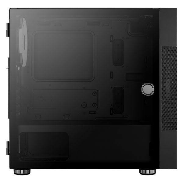 Black LED RGB Micro ATX Midtower Case Y7208