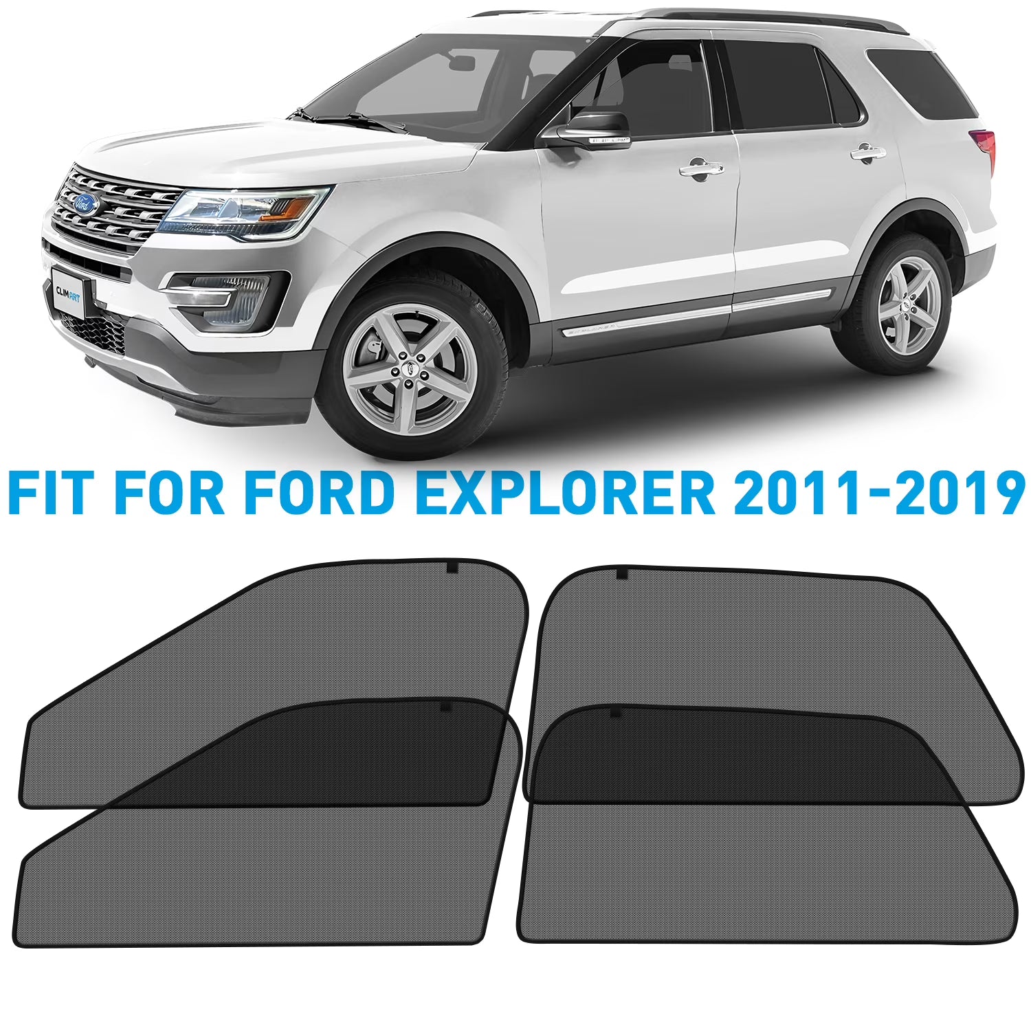 Magnetic Car Window Sunshade 4 Pc. Set D3199