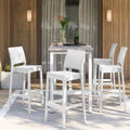 Patio Bar Stool (Set of 2) White Z225836