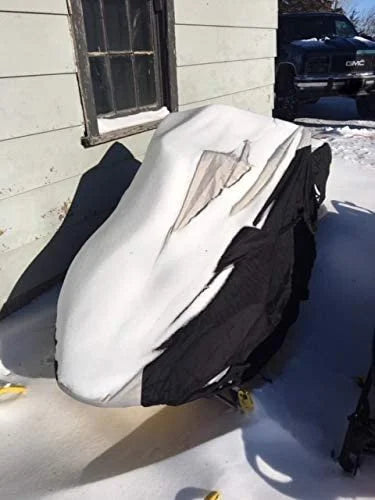 Snowmobile Cover with Built-in Securing Straps J3106