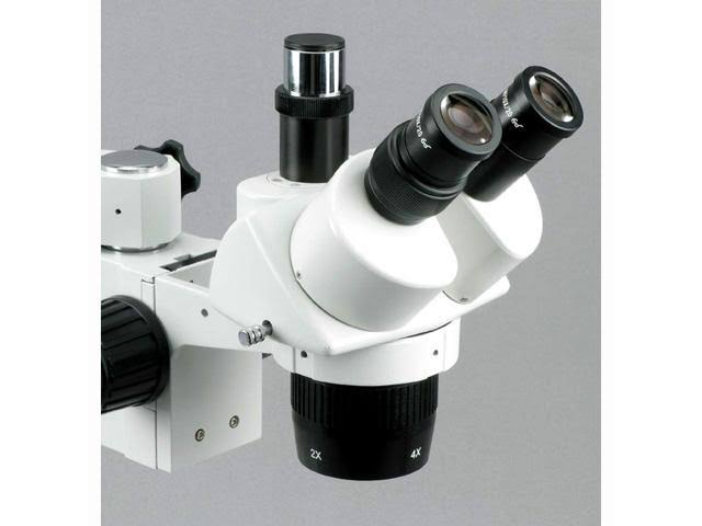Trinocular Stereo Microscope, 20X/40X/80X Magnification, Single-Arm Boom Stand R16920