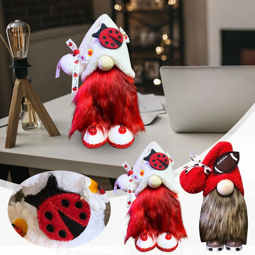 Ladybugs Daisy Holiday Ornament Doll Decorations Z146