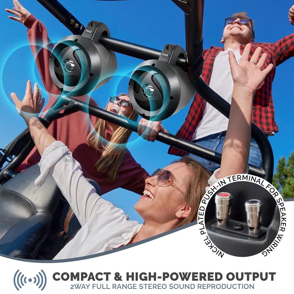 4 Inch 900W Waterproof Marine Grade Wakeboard Tower Speakers R2570