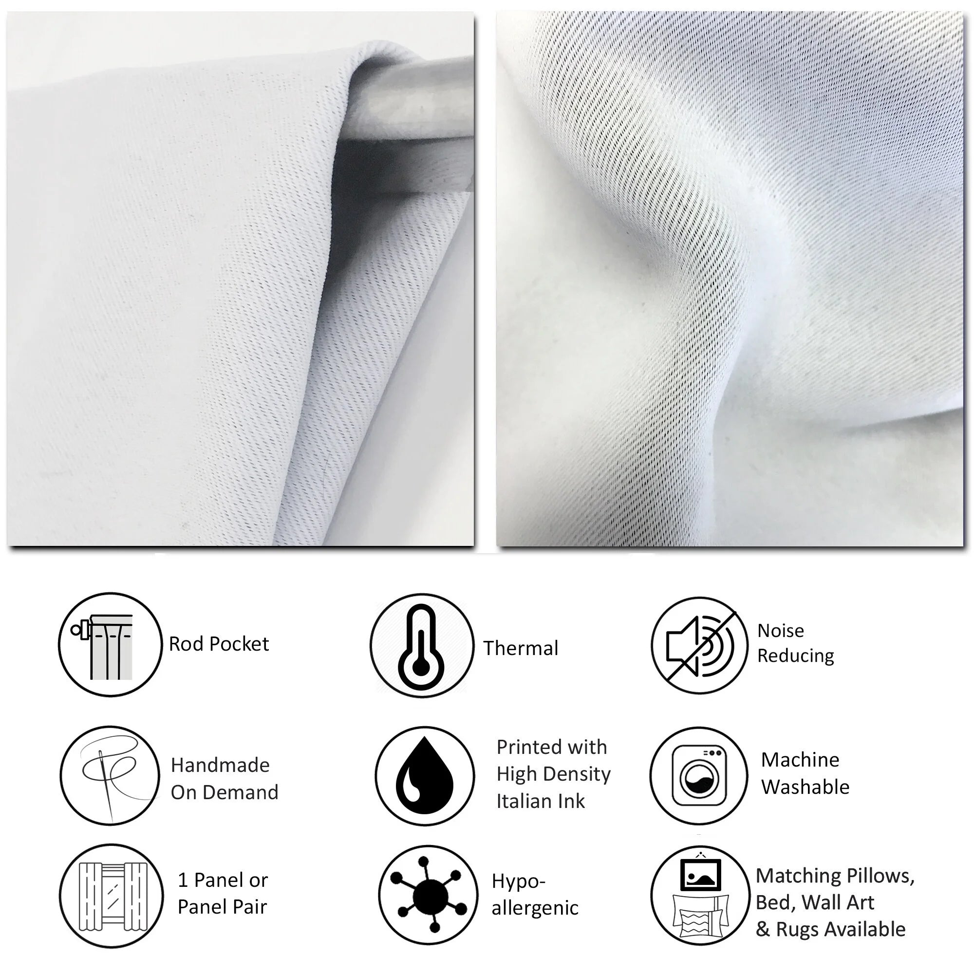 Blackout Curtain Single Panel 52 in. wide x 120 in. high D4504