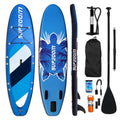 Inflatable Stand Up Paddle Board with Paddle, Pump, Travel Backpack, Leash, Waterproof Bag, Repair Kit J58176