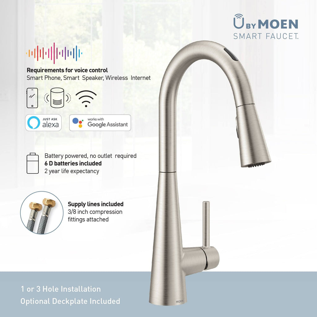 Matte Black One-Handle Pulldown Kitchen Faucet T76634