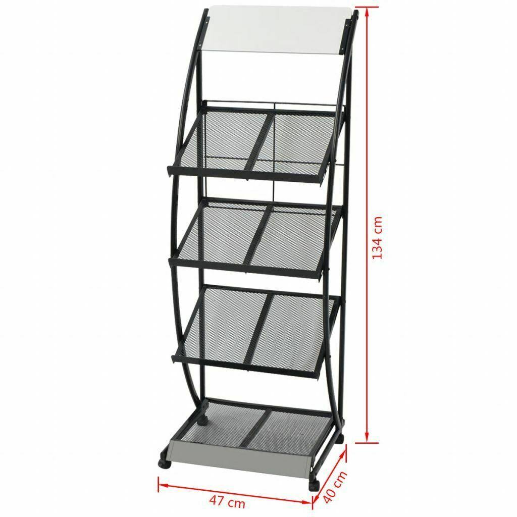 Magazine Rack Black and White M895166