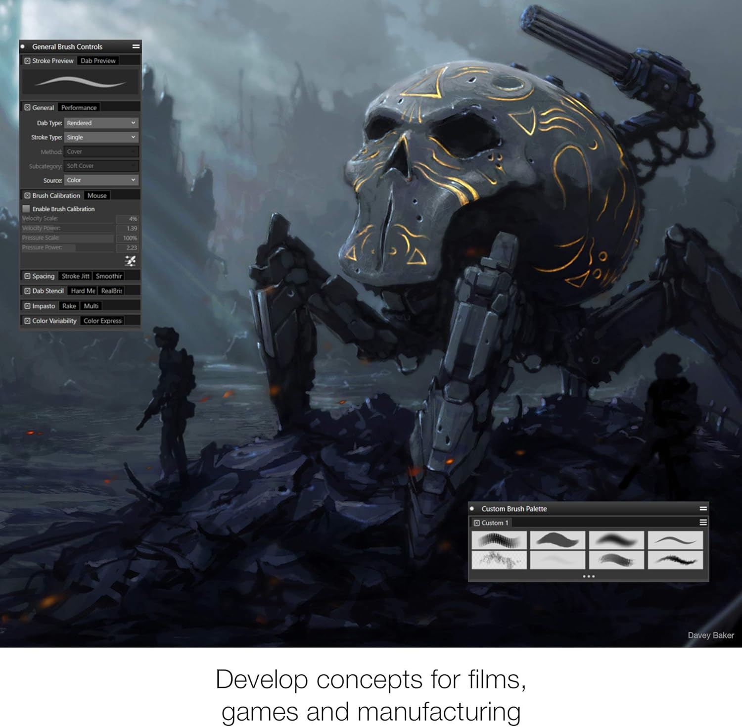 Painter 2021 Upgrade Digital Painting Software [PC/Mac Keycard] S526329