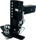 Drop Ball Mount with Sway Control Tabs, 12,000 lbs, Fits 3" Hitch, 2" Ball F890
