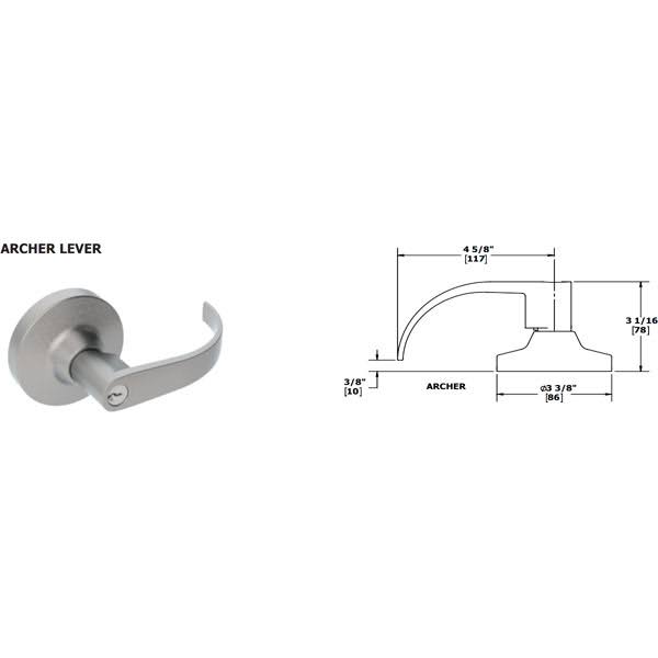 Privacy Cylindrical Lock V3705