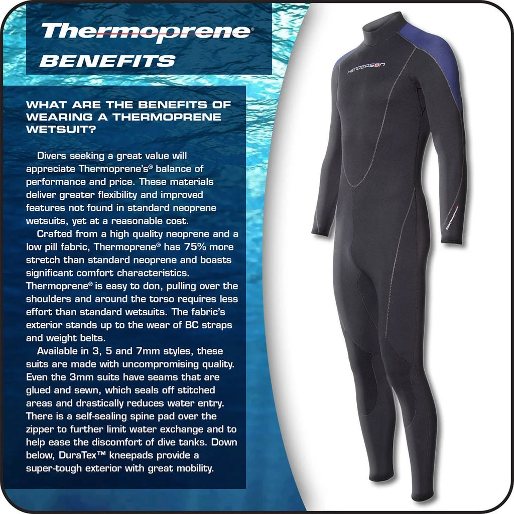 5mm Thermoprene Men's Full Wetsuit V160