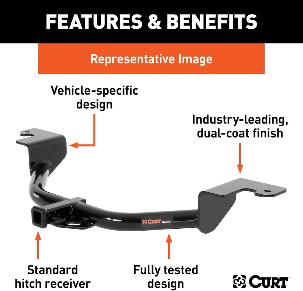 Class 1 Trailer Hitch with Ball Mount, 1-1/4-In Receiver Q1329