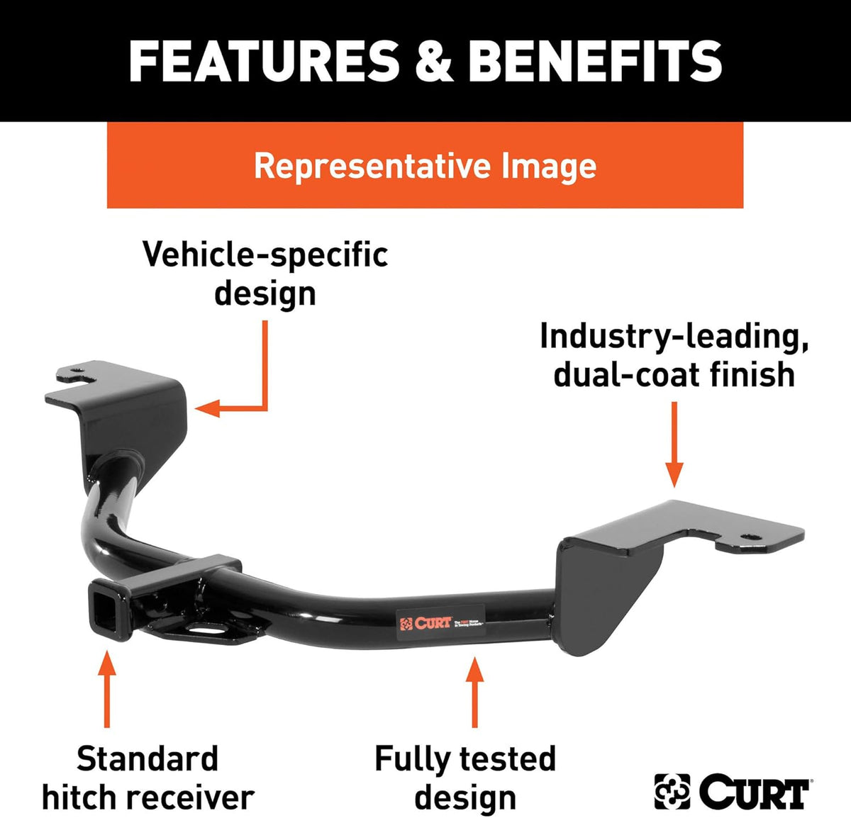 Class 1 Trailer Hitch with Ball Mount, 1-1/4-In Receiver Q1329