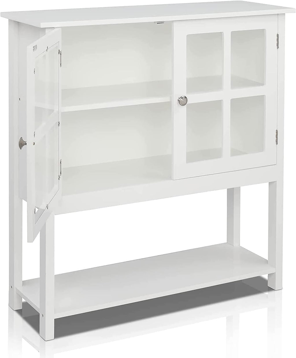 Buffet Sideboard Cabinet with Shelf and Double Doors D876
