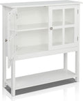 Buffet Sideboard Cabinet with Shelf and Double Doors D876
