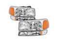 Crystal Headlights and Bumper Lights for GMC Sierra 99-06 / Yukon 00-06 A792