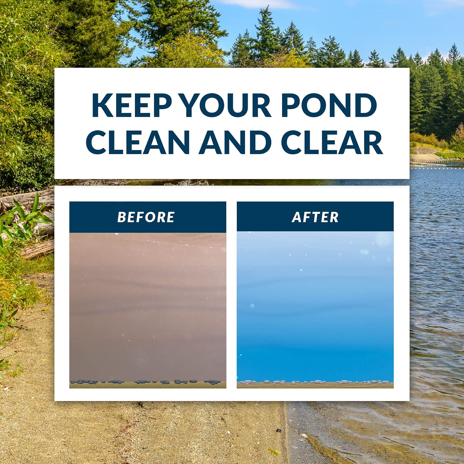 24 Packets Pond Clarification Water Treatment I571649