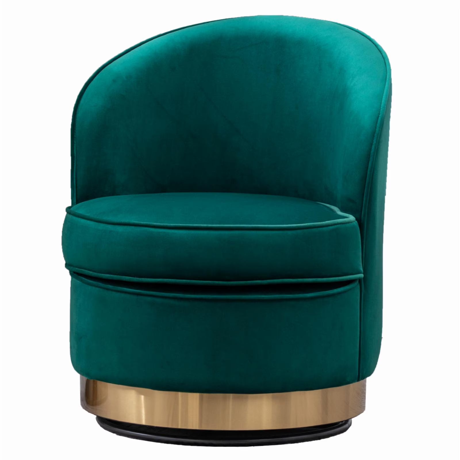 Green Velvet Swivel Chair U309
