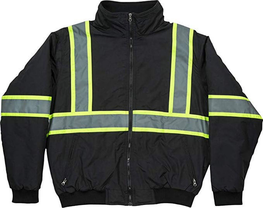 High Visibility Fleece Lined Bomber Jacket Y57382
