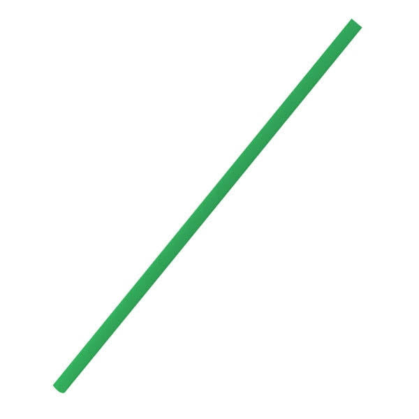 7.75 in. All Green Paper Straw O271