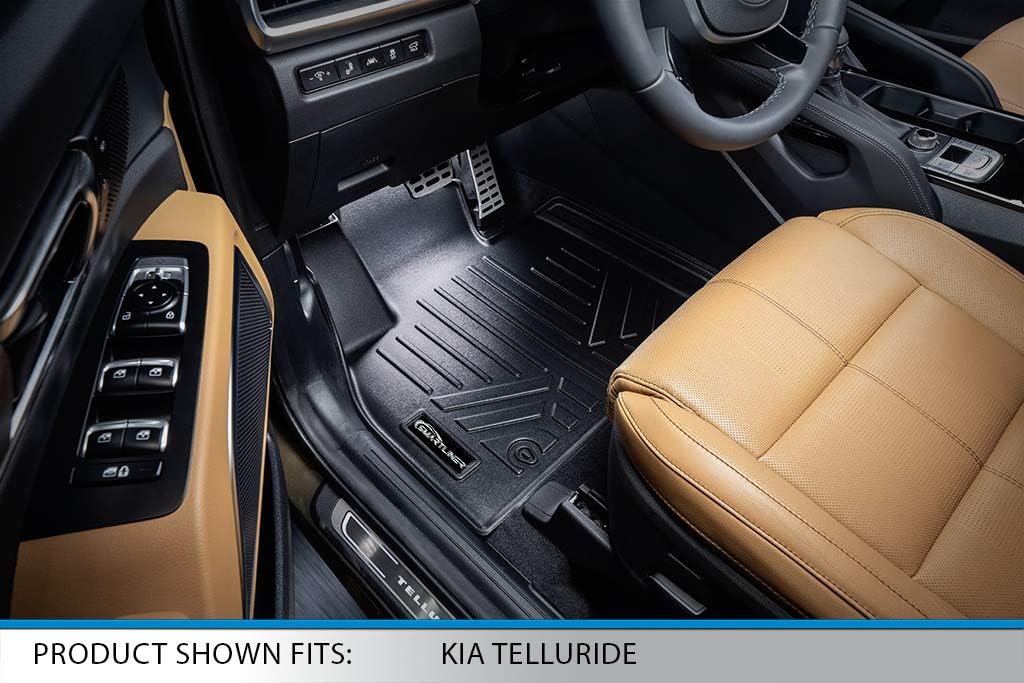 Black 3 Row Floor Mat Liner Set L897