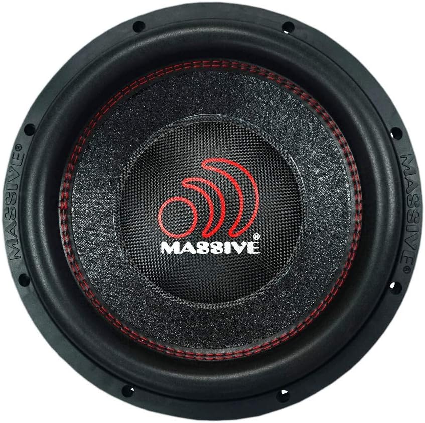6 Inch Car Audio Subwoofer, 300 Watt RMS, Dual 4 Ohm, 2 Inch Voice Coil A3895
