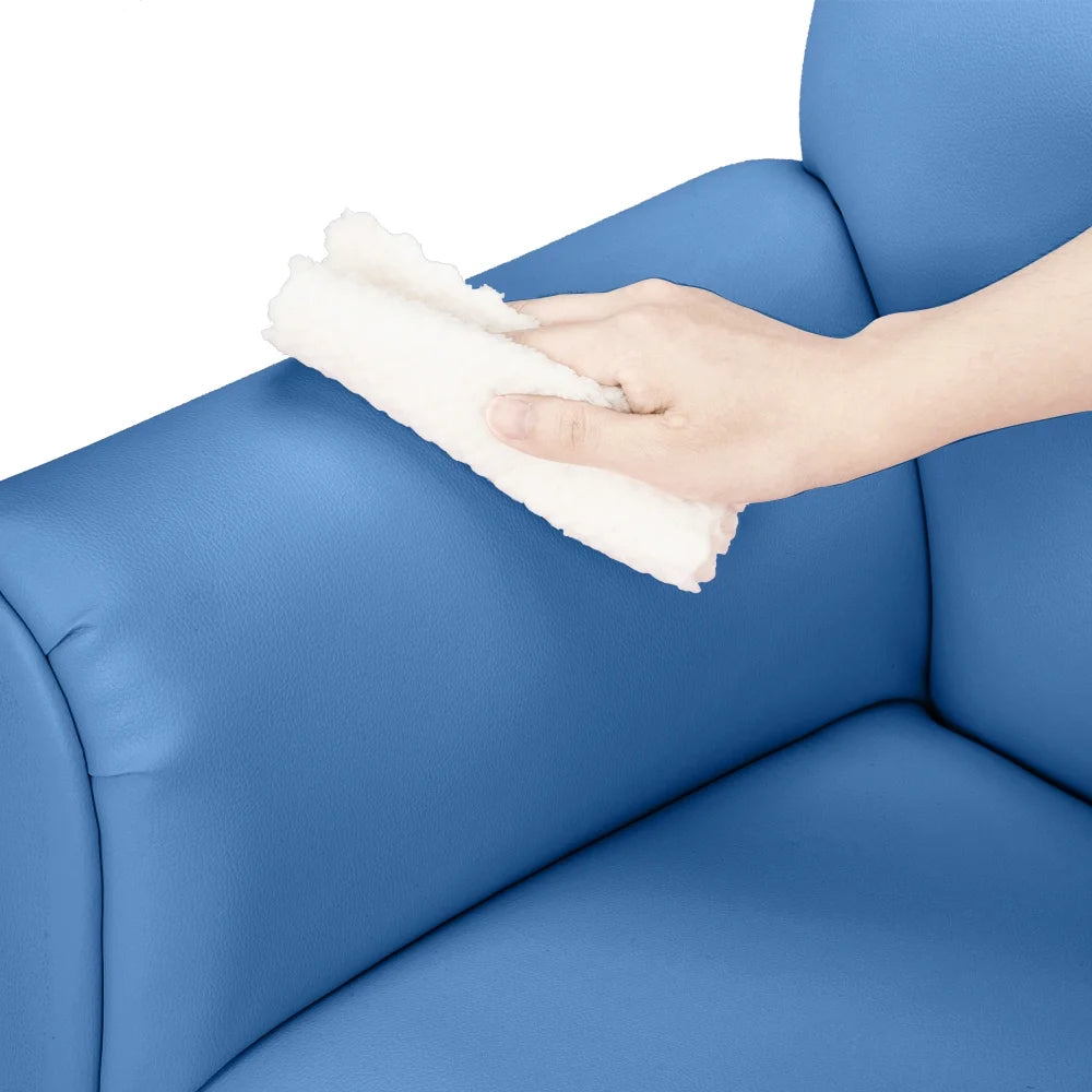 Kids Sofa with Ottoman PVC Leather Toddler Chair E5705