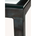 Walnut Top Console Table with Slate Base W96882