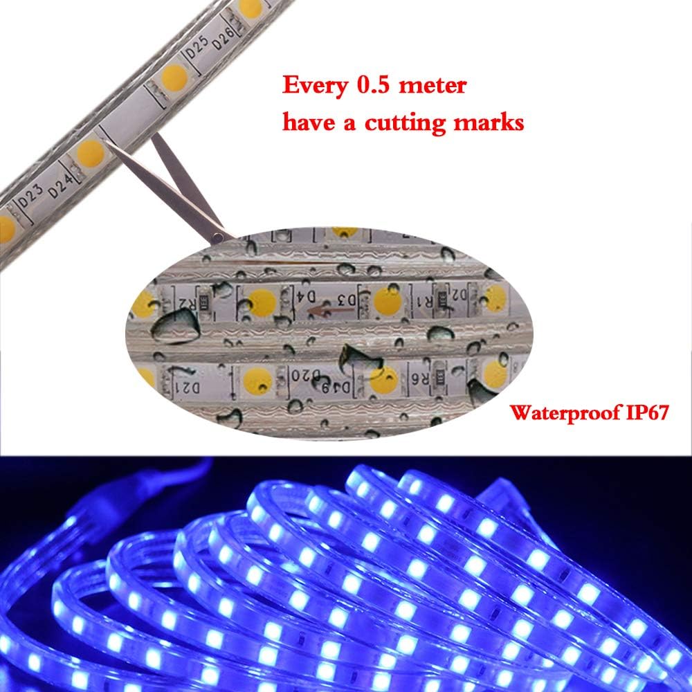 LED Strip Lights with 20Key IR Remote, 164ft/50m K8404