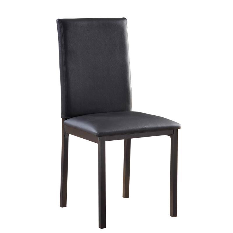 5-Piece Metal Dining Set in Black T442