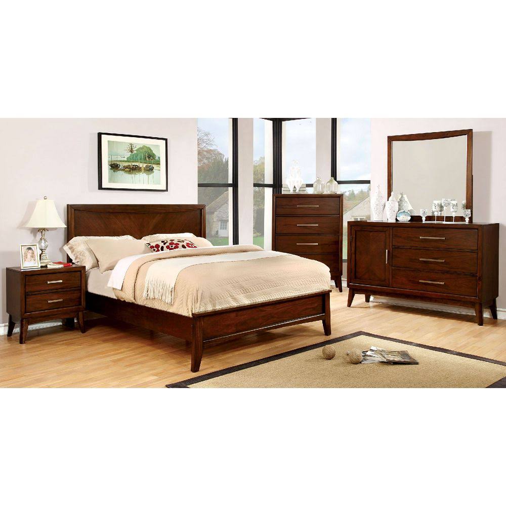 Brown Cherry Nightstand X98281