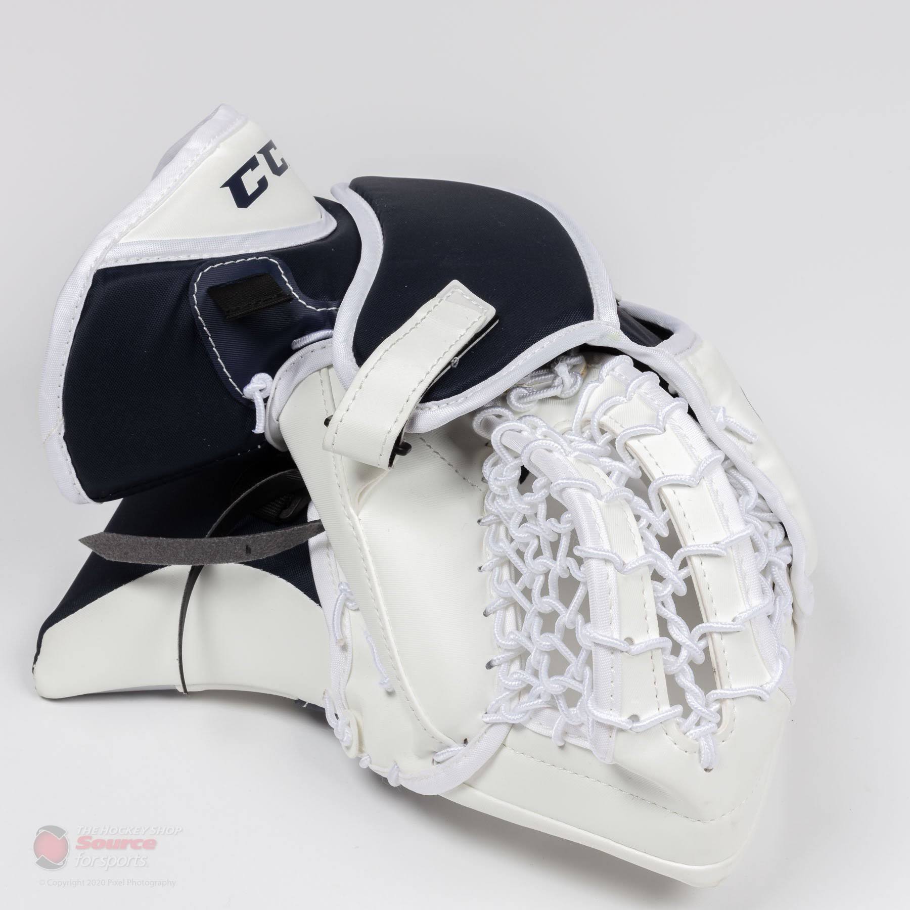 White/Black Junior Goalie Glove N263