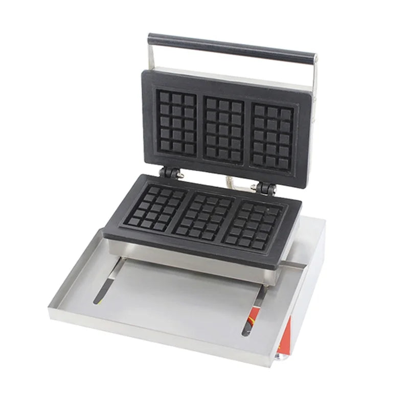 Stainless Steel Electric Square Waffle Maker U54742