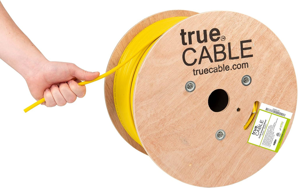 1000ft Red 23AWG Solid Bare Copper Bulk Ethernet Cable G1448
