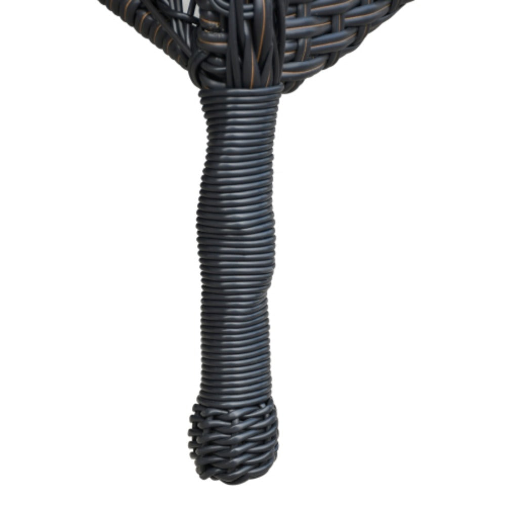 6-Piece Rattan Outdoor Conversation Set Navy Blue Metal H187