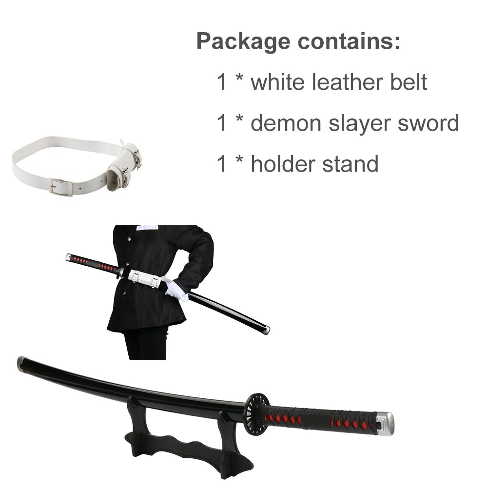 Bamboo 41 inches Cosplay Sword with Belt Holder Stand I588