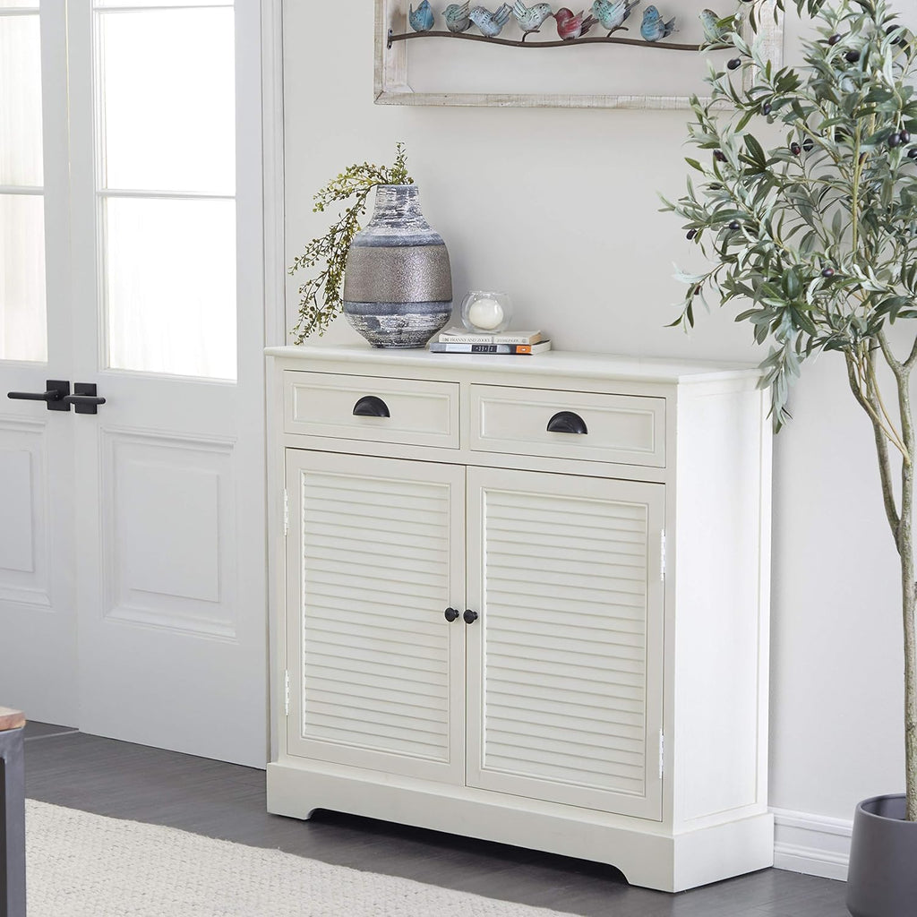 White Wood Cabinet G52191
