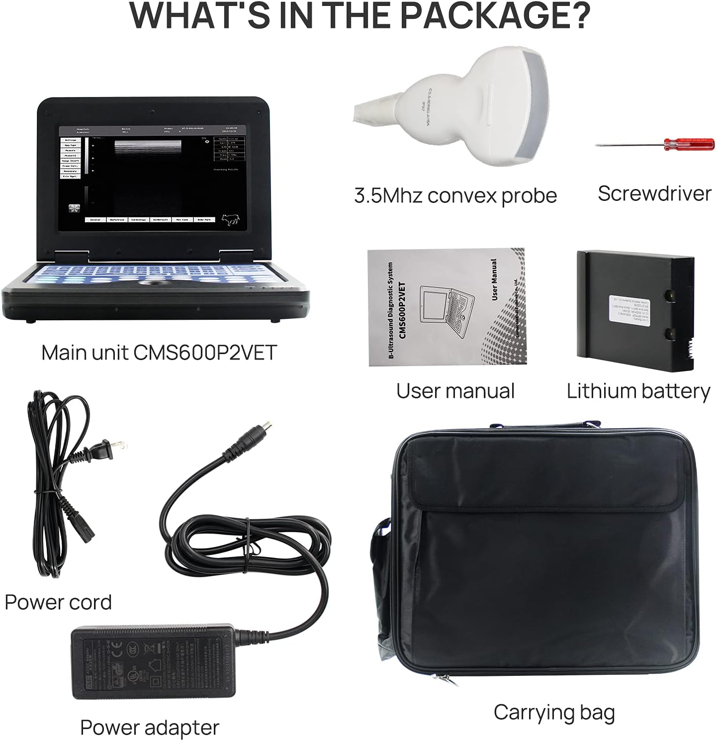 Portable Laptop B-Ultrasound Scanner Machine for Horse/Equine/Sheep Big Animal Use M148642
