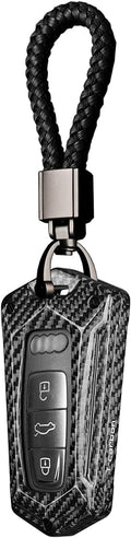 Carbon Fiber Key Fob Cover Case Black Pack of 2 B1708