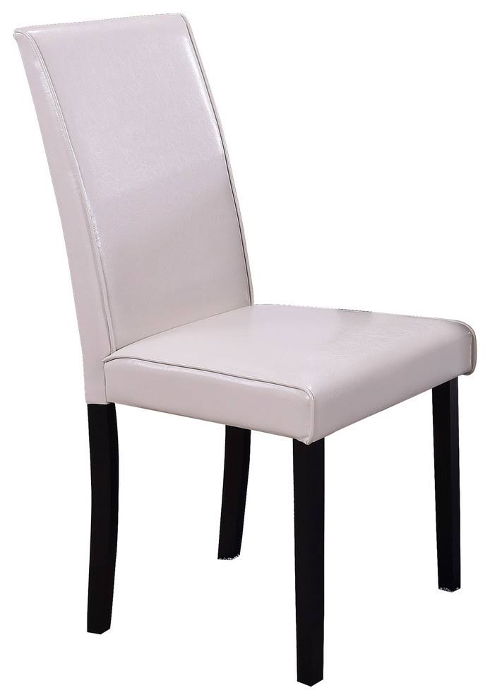 Cream Contemporary Side Chairs, Set of 2 Q458242