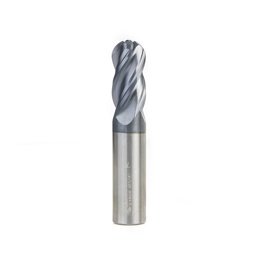 CNC Solid Carbide Ball Nose with AlTiN Coating A91244