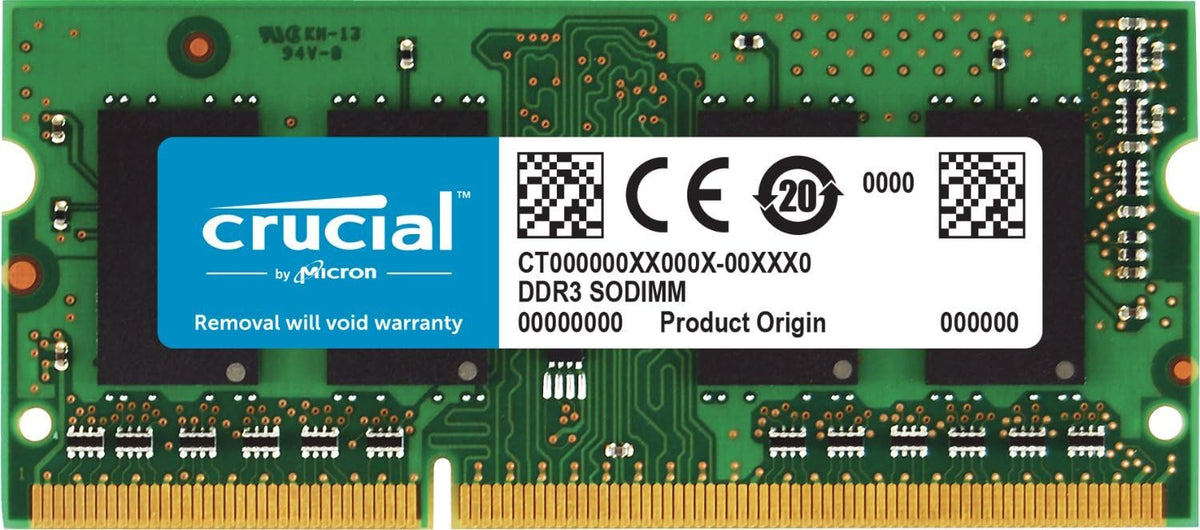 8GB DDR3 1600 MHz CL11 Laptop Memory Pack of 2 T242912