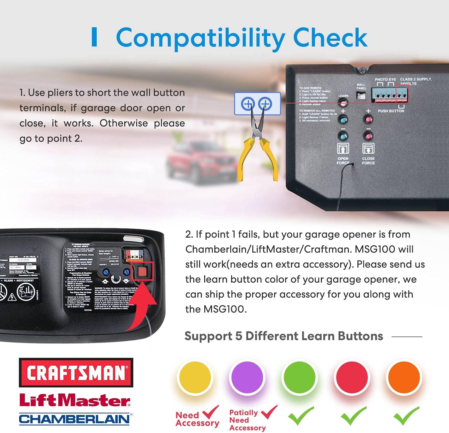 Smart Garage Door Opener Remote X619
