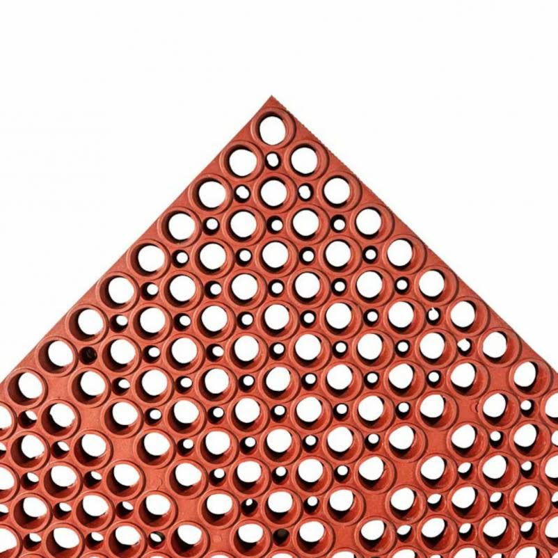 Red Interlock Drainage Mat O2378