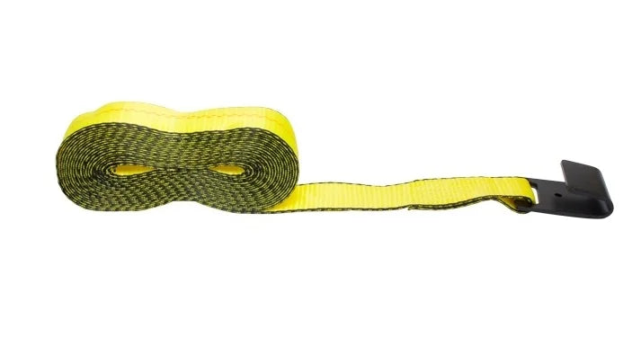 2"X30' Winch Straps with Flat Hook, Flatbed Tie Down Strap B314959
