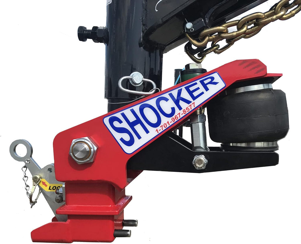 Gooseneck Air Hitch & Coupler, Round 4" Angled Pin 30K SL Coupler O59862