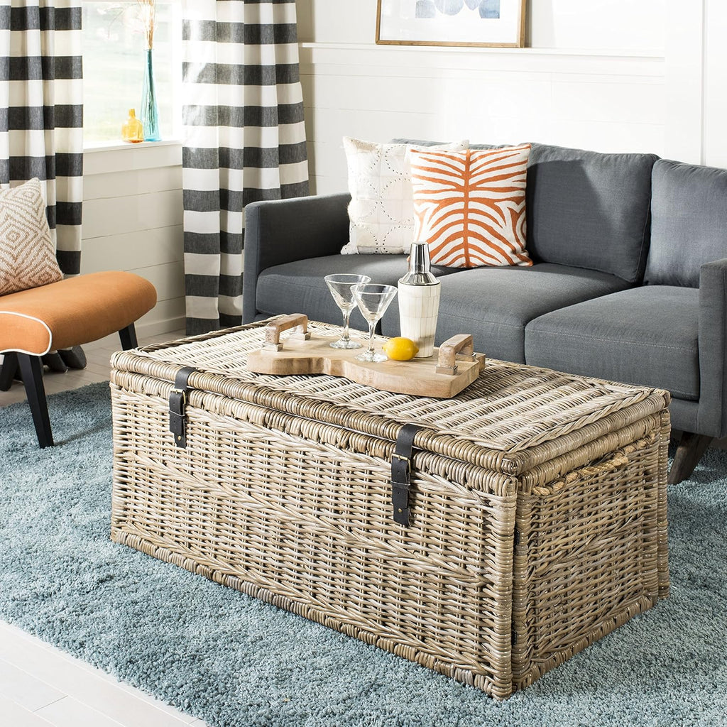 46 Wicker Storage Trunk T719