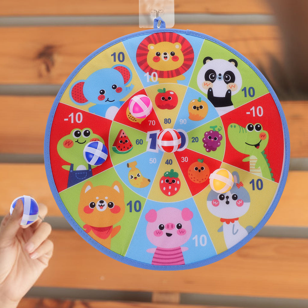 Dart Board and Sticky Balls Toys Game V1348